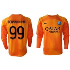 Jalkapallo Pelipaidat/Peliasut Paris Saint-Germain Gianluigi Donnarumma 99 Maalivahti Vieraspelipaita 2022-23 Pitkähihainen